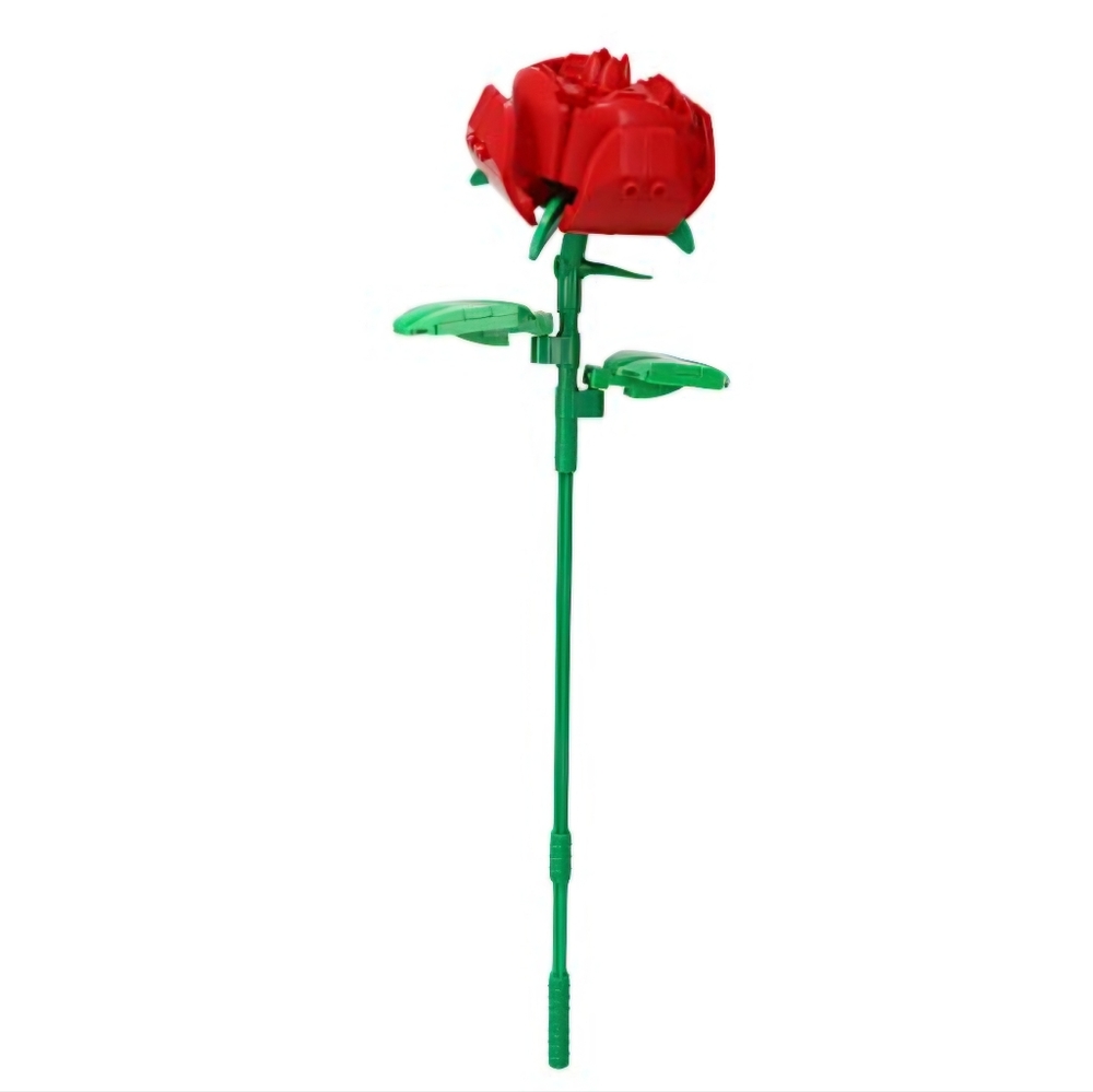 Red Rose Flower Building Blocks - Picture 5 of 5